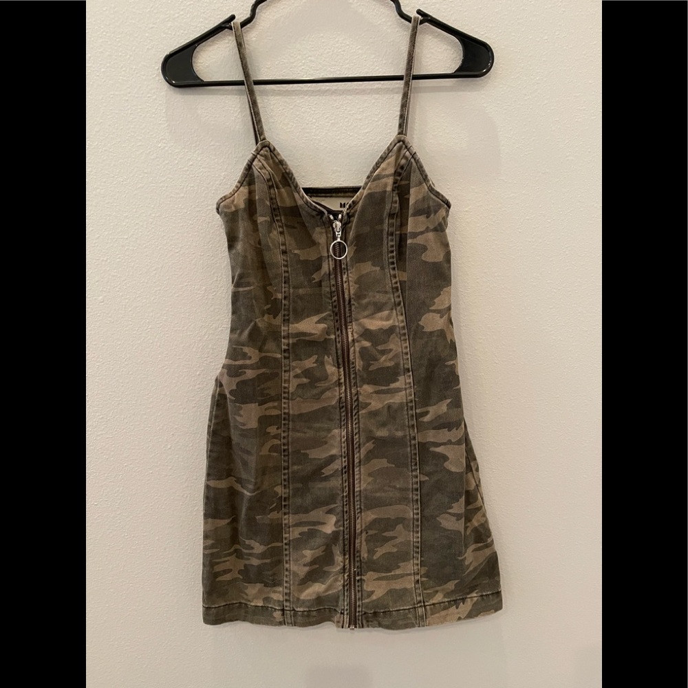 TOPSHOP camouflage dress